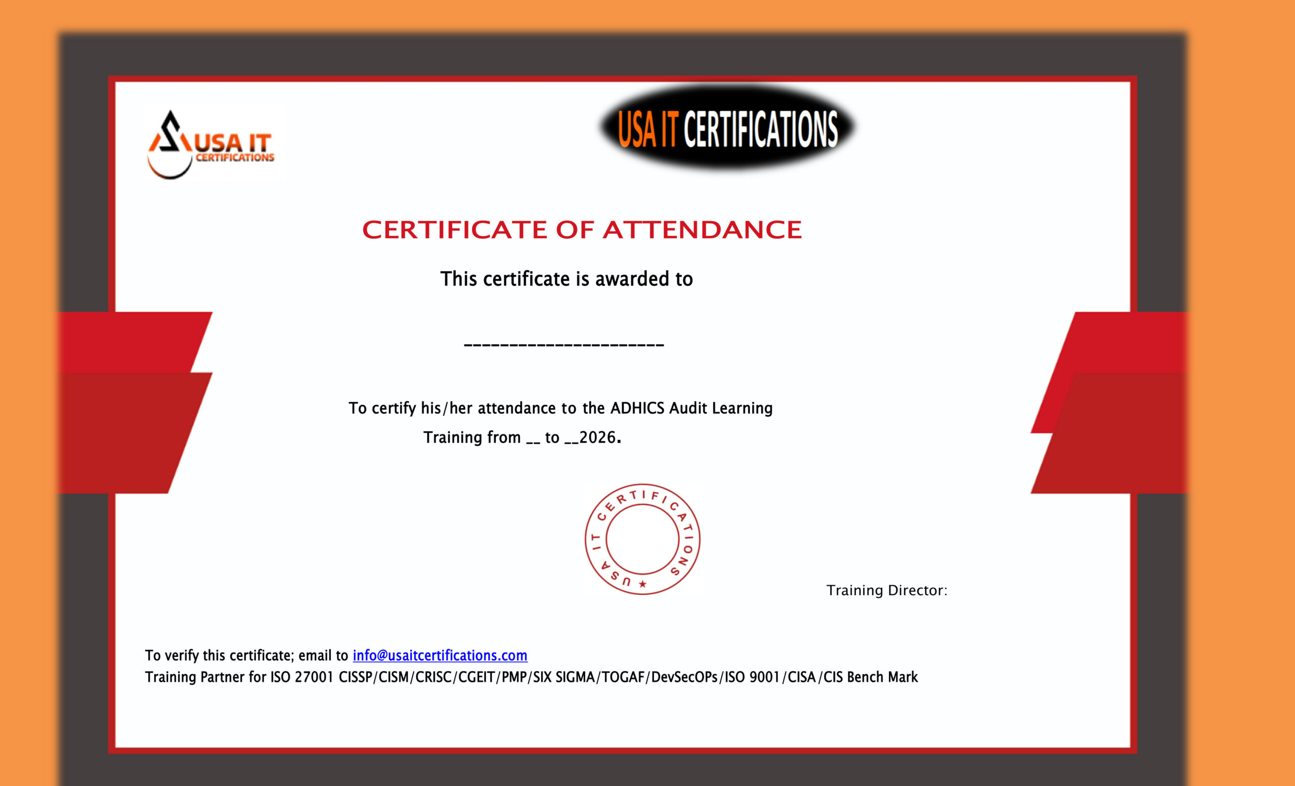 ADHICS Certificate
